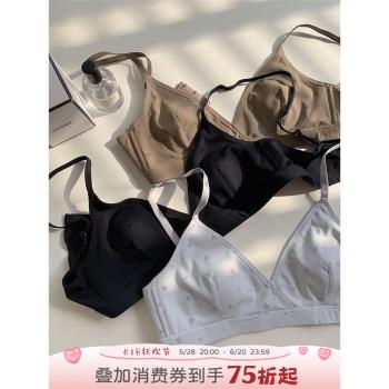 馨幫幫Bra 輕薄透氣兔耳杯小胸聚攏內衣女夏舒適防凸點無鋼圈文胸