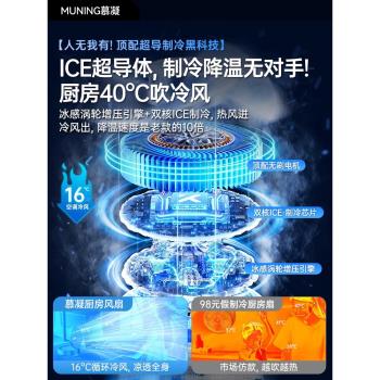 壁掛風扇廚房浴室廁所衛生間免打孔專用小風扇家用臥室宿舍小型折疊掛墻搖頭遙控usb充電靜音製冷空氣循環扇