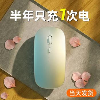 無線滑鼠藍芽雙模充電款靜音家用辦公筆記本電腦臺式外接無限滑鼠