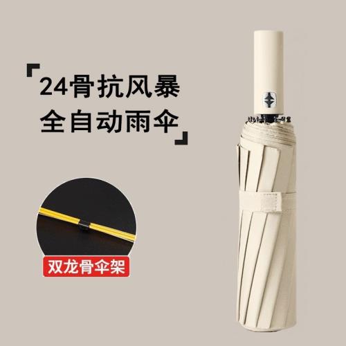 24骨折疊全自動雨傘女晴雨兩用遮陽防曬太陽傘結實