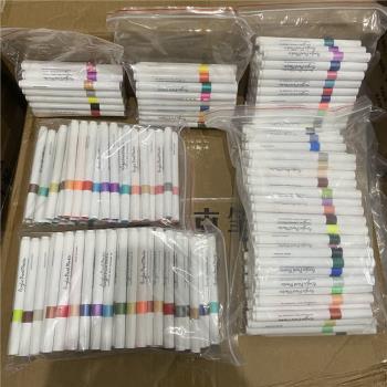 批發丙烯馬克筆袋裝學生水筆水性墨水環保無毒畫畫筆可疊色不透紙