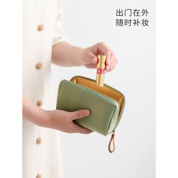 化妝包ins風超火化妝袋女便攜迷你旅行隨身口紅包小化妝品收納包