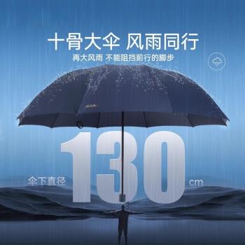 天堂傘雨傘加大加固抗風防風暴雨折疊大號傘防曬遮陽傘晴雨兩用傘