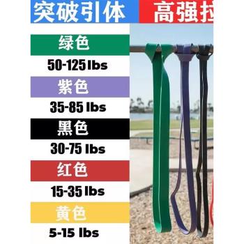清倉引體向上助力帶彈力帶長款多功能健身力量訓練阻力繩跑步拉力