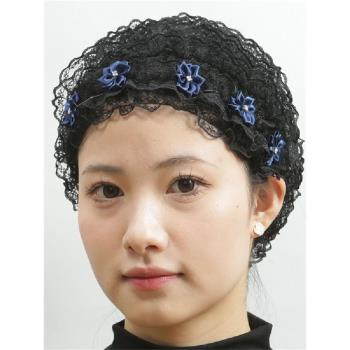 媽媽款2025遮白發頭巾新款蕾絲薄款美人帽女紗巾回族老人包頭帽子