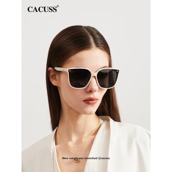 CACUSS太陽鏡女士2025新款高階感偏光防曬墨鏡男輕盈戶外遮陽眼鏡