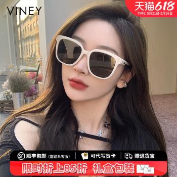 Viney太陽鏡女2025新款墨鏡夏季高階感開車偏光眼鏡防曬防紫外線