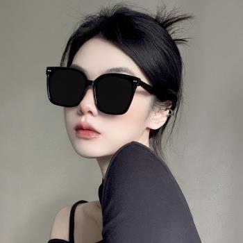 gm墨鏡女士2025新款大框顯瘦夏偏光防曬太陽鏡男女潮可配近視眼鏡