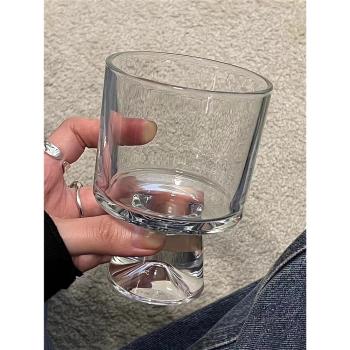中古玻璃杯ins復古vintage濃縮冰美式拿鐵咖啡杯阿芙加朵杯飲品杯