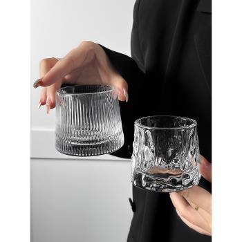 復古ins風玻璃杯濃縮冰美式拿鐵杯阿芙加朵杯咖啡杯冷萃杯飲品杯