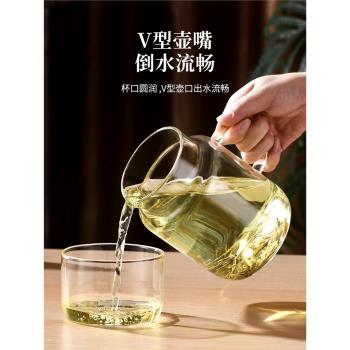 水杯辦公室高顏值咖啡杯帶蓋玻璃杯子男新款大容量牛奶杯成人茶杯
