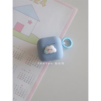 適用於蘋果耳機airpods4代無線藍芽保護套airpodspro2耳機殼降噪AirPods1/2防摔矽膠軟ipod三代pro盒連體新款