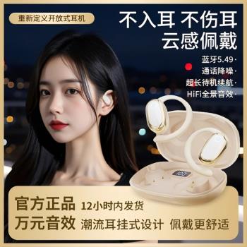 柏林之音藍牙耳機2025新款智慧掛耳式無線不入耳降噪運動超長續航