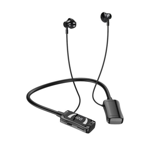 新款2024超長監聽藍牙耳機無線柏林之聲頸掛式運動跑步耳返續航