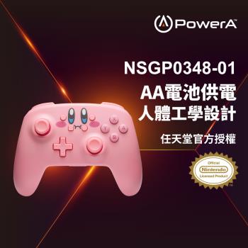 【PowerA】|任天堂官方授權|無線遊戲手把限量款(NSGP0348-01)-俏皮卡比
