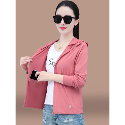 冰絲防曬衣女夏季防紫外線2025新款時尚媽媽開衫透氣薄外套防曬服