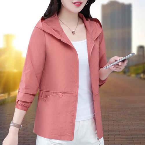 冰絲防曬衣女防紫外線2025新款夏季女士寬松大碼透氣防曬服薄外套