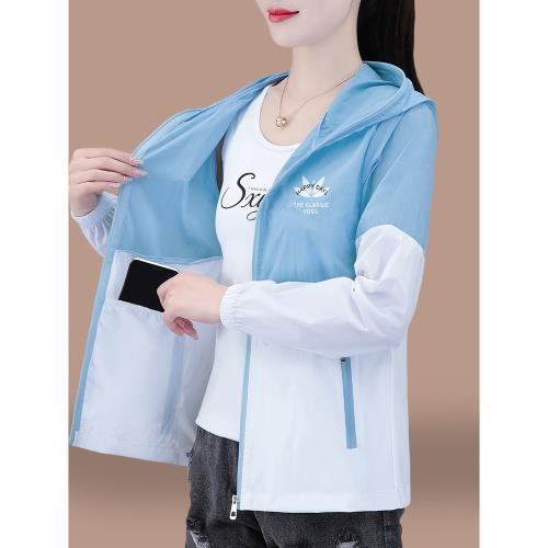 冰絲防曬衣女透氣薄款2025新款夏季遮陽防紫外線中年媽媽裝短外套