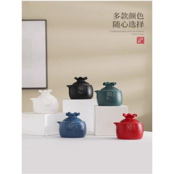 (免運)旅行功夫茶具套裝新款家用陶瓷禮盒便攜式戶外旅遊快客杯