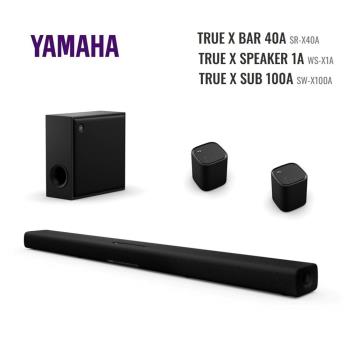 YAMAHA山葉 SR-X40A 黑色 家庭劇院聲霸 含超低音與後環繞 同SR-X50A規格 公司貨