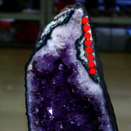永韻批發天然紫水晶洞擺件紫晶洞瑪瑙洞水晶洞紫色原石錢袋子|其他裝飾
