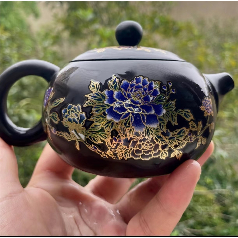 原礦紫陶紫砂壺鳳鳴壺龍鳳變色茶壺單壺西施壺功夫茶具家用泡茶壺|茶具
