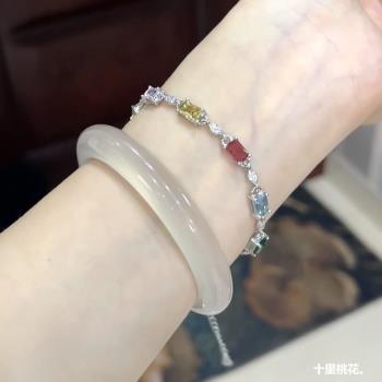 天然白玉髓手鐲馬達加斯加香檳色瑪瑙手鐲女冰種馬料白月光荔枝凍