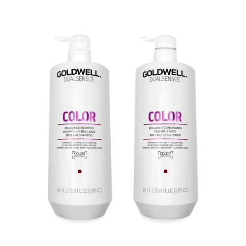 GOLDWELL 歌薇 光感瞬間洗髮組 1000ml x2 (洗髮+髮膜)