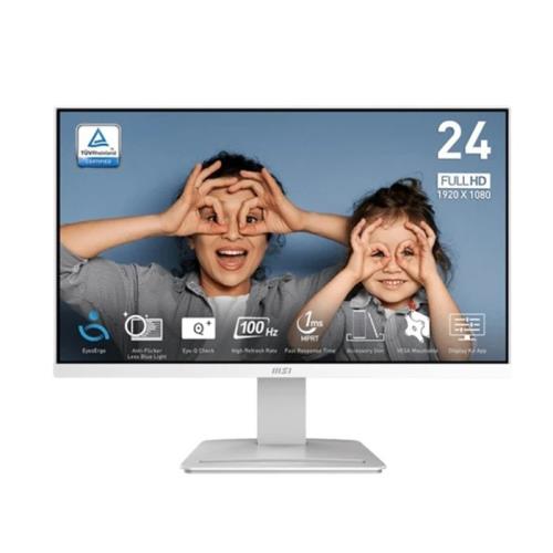 MSI PRO MP2412W 白 美型螢幕 (24型/FHD/HDMI/DP/VA/無喇叭)