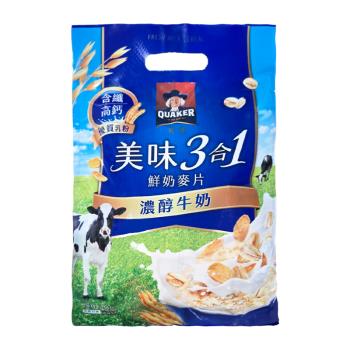 桂格 美味3和1 鮮奶麥片 （濃純牛奶）