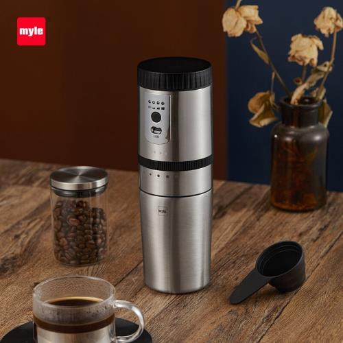 (免運)麥睿斯（myle）便捷式咖啡機家用電動研磨手沖咖啡研磨一體小型磨