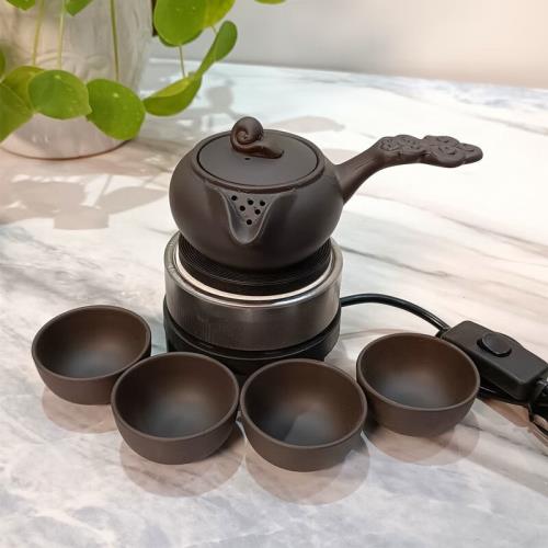 (免運)煮茶器陜西罐罐茶甘肅罐罐茶煮罐罐罐茶煮茶器陜西套裝家用電爐子