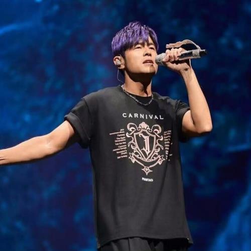 JAYCHOU杰倫南寧演唱會同款限定T恤CARNIVAL專輯名印花男女短袖夏