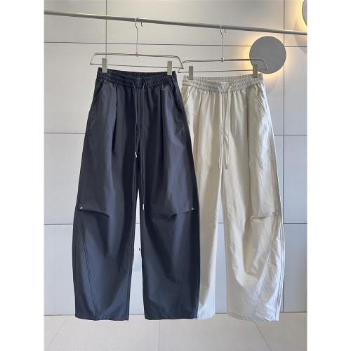 都市機能風.男士清爽微彈春夏款立體彎刀剪裁伐木褲型闊腿休閑褲