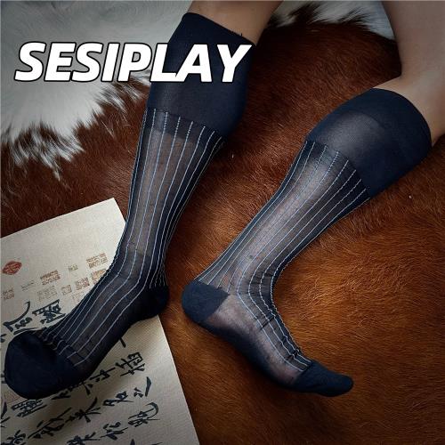 【SESIPLAY：福爾摩斯襪·風暴】男士紳裝絲襪