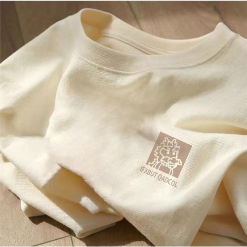 品牌外貿專柜撤回剪標尾單~潮牌短袖純棉T恤男女士夏季寬松上衣服