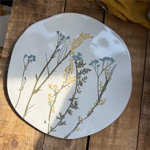 外貿出口大牌Lenox創意陶瓷面包板料理板水果沙拉特色擺放盤子