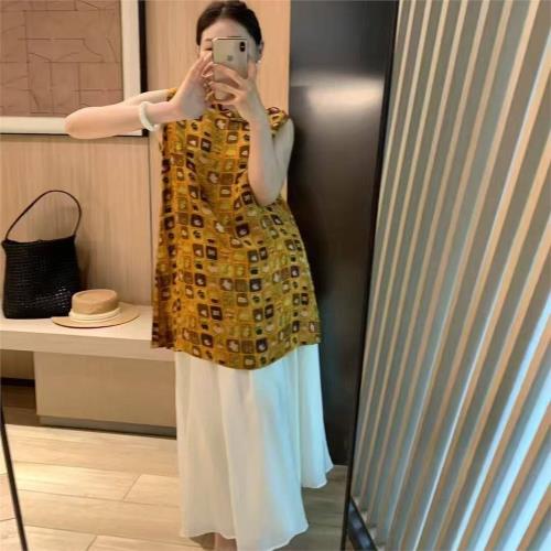 （杭州貨）新中式國風無袖襯衫