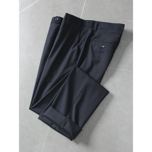 抗皺抗起球！品牌撤柜剪標男商務正裝純色修身直筒西褲西裝褲長褲