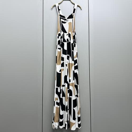 外貿原單170高個子女裝胖MM背帶連體褲闊腿褲寬松百搭休閑長褲