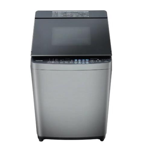 【東芝】17KG 旗艦直立式鍍膜奈米泡變頻洗衣機《AW-DMUH17WATA(SS)》 (含拆箱定位)