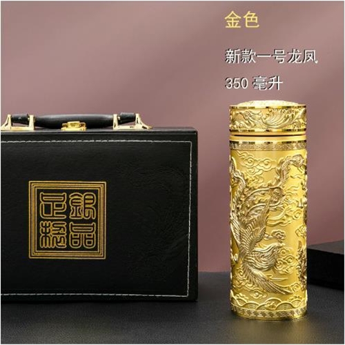 銀杯保溫杯水杯銀杯子9999純銀杯純銀水杯銀杯子九龍杯百福龍鳳杯|保溫