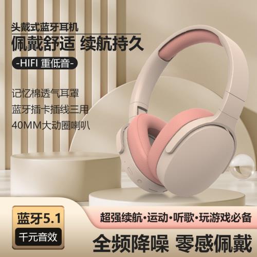 跨境P2961無線藍牙耳機亞馬遜新款頭戴式通用降噪手機游戲電競耳