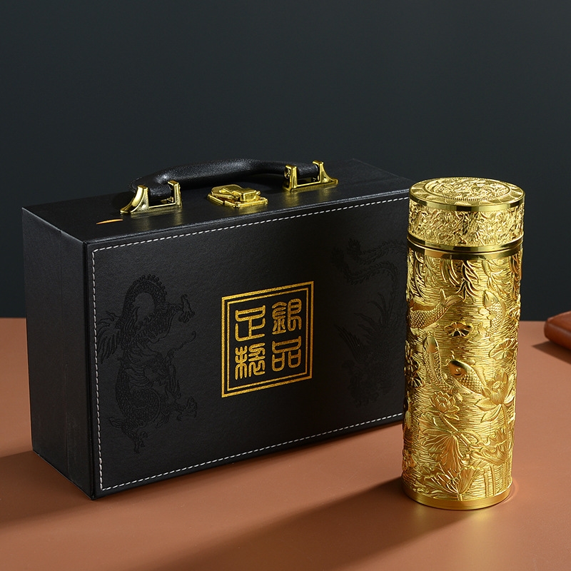 銀杯保溫杯水杯銀杯子9999純銀杯純銀水杯銀杯子九龍杯百福龍鳳杯|保溫
