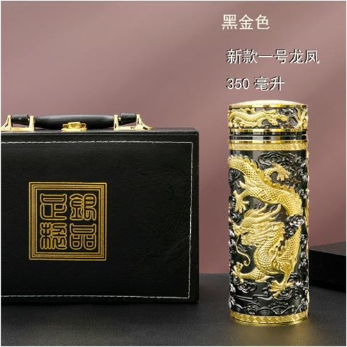 銀杯保溫杯水杯銀杯子9999純銀杯純銀水杯銀杯子九龍杯百福龍鳳杯|保溫