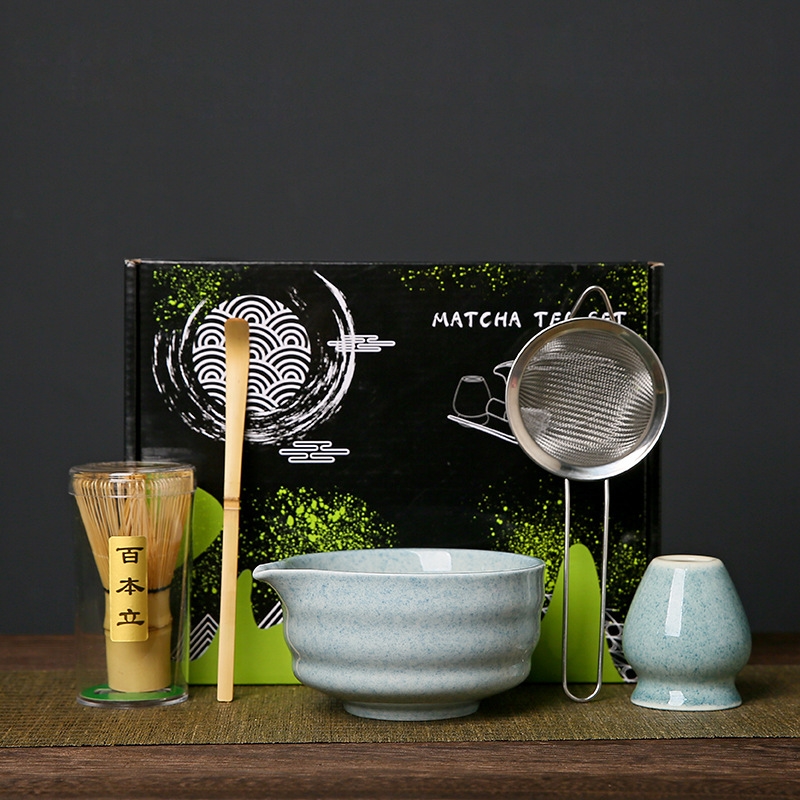抹茶碗陶瓷日式打抹茶用套裝茶筅竹子抹茶刷百本立宋代點茶道禮盒|茶具