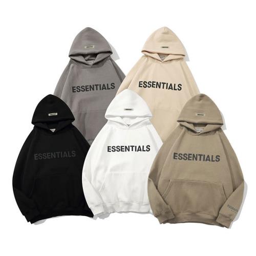 FEAR OF GOD復線Essentials潮流新款胸前LOGO壓膠連帽衛衣FOG