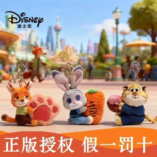 澳捷爾迪士尼瘋狂動物城毛絨玩具玩偶尼克朱迪公仔娃娃一件代發