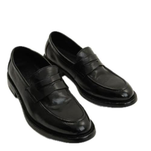 槍槍同款意大利水洗真皮休閑百搭軟底輕便新款復古男士商務樂福鞋