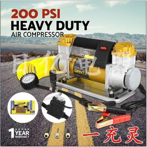 12V車載充氣泵雙缸580W大功率快速越野車用打氣泵便攜式玩沙游艇